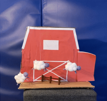 animated traversal showing hidden supports on a floating sheep