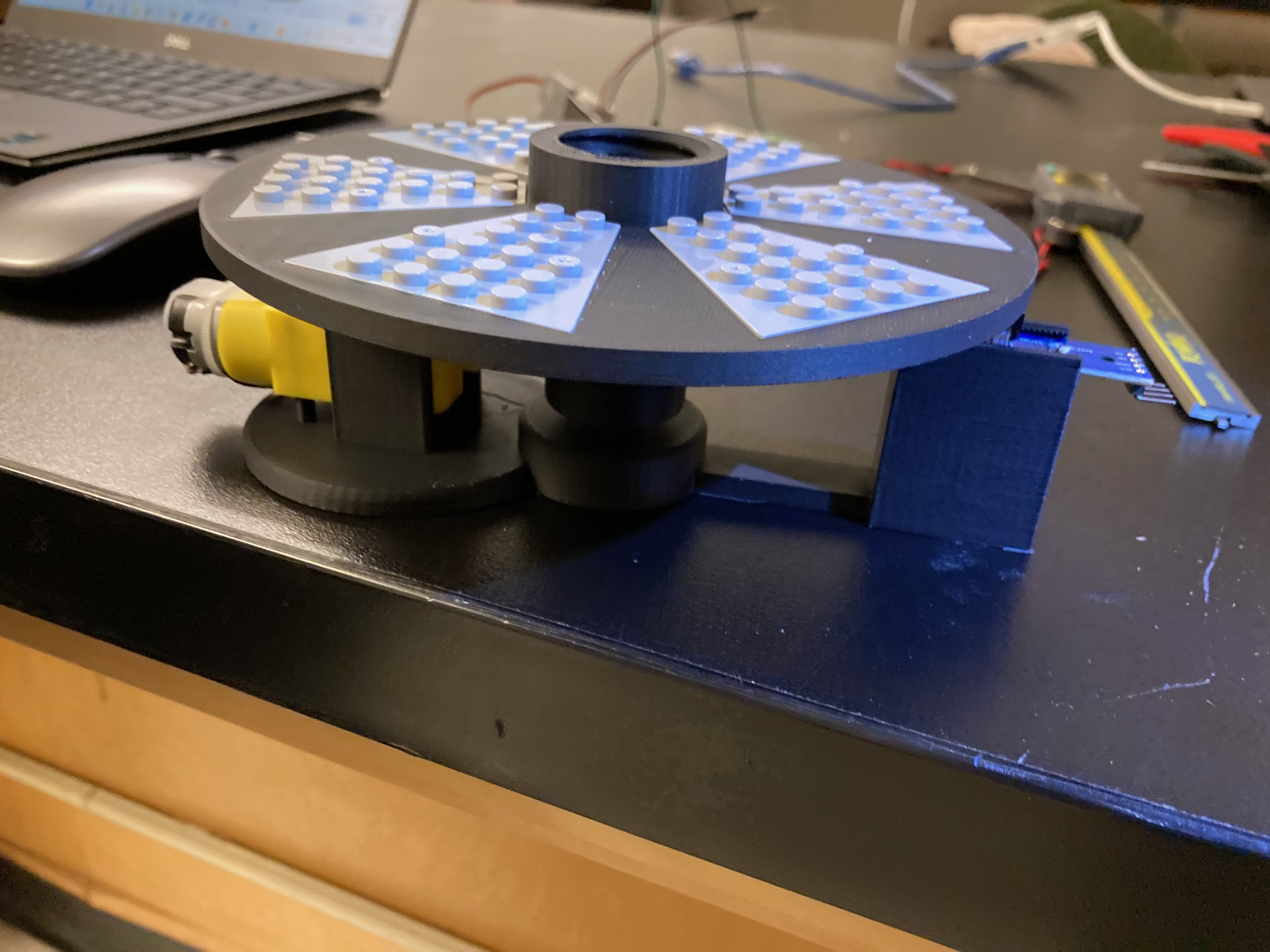 Microtrope prototype on the lab bench